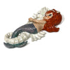 Vintage Lefton Mermaids on Seahorses Ceramic Wall Plaques W/ Original Tags