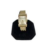 Vintage Working 14K Gold Jules Jurgensen Wristwatch W/ Original Box & Band