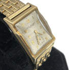 Vintage Working 14K Gold Jules Jurgensen Wristwatch W/ Original Box & Band