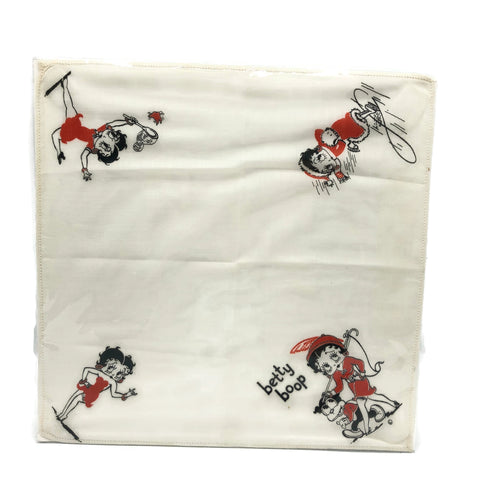 Vintage 1940's Betty Boop Handkerchief