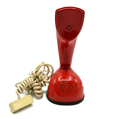 Vintage Circa 1960 EricoFon Telephone Red (Orange) 