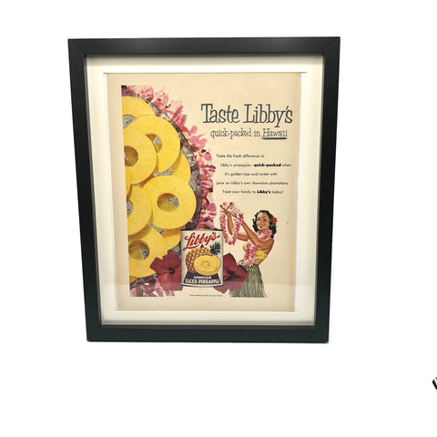Vintage Libby's Pineapple Advertisement 