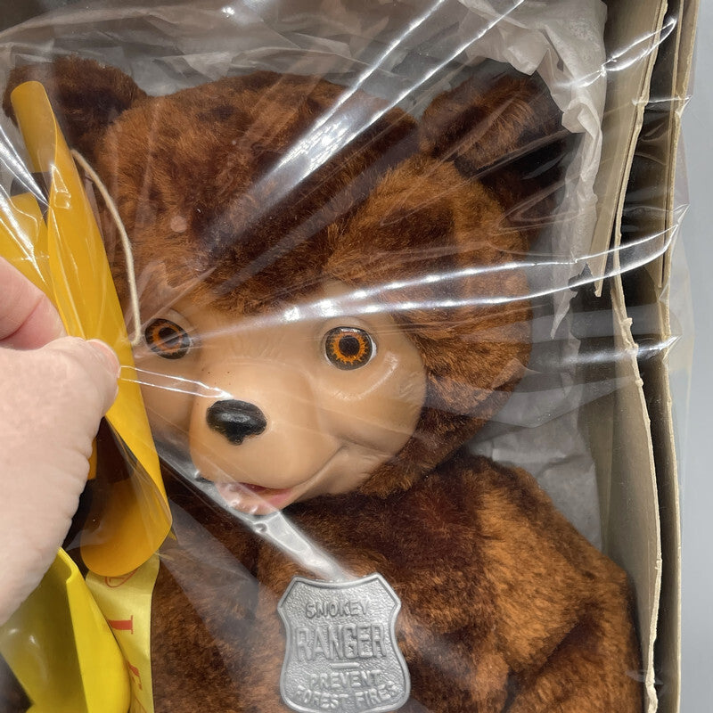 Vintage 1950’s Ideal Smokey The Bear Toy In Its Box Long Beach Antique Mall