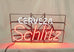Vintage Cerveza Schlitz Neon Sign