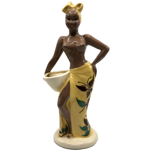 Vintage Heidi Schoop Topless Native “Josephine Baker” Figurine