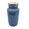 Jeanette Glass Co. Delphite Blue Salt & Pepper Shakers 