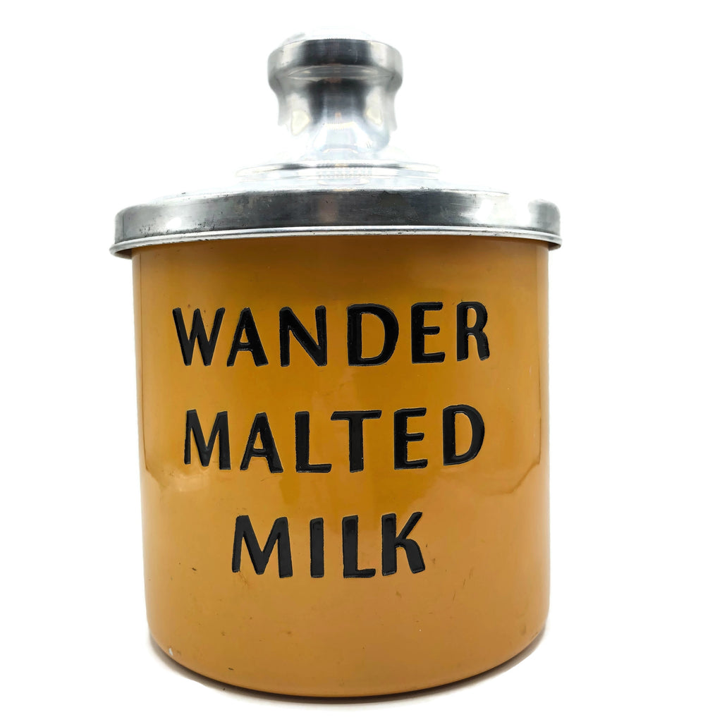 Vintage Wander Malted Milk Canister 