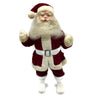 Vintage Velvet Suit Santa Claus Figurine