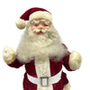 Vintage Velvet Suit Santa Claus Figurine