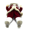 Vintage Velvet Suit Santa Claus Figurine