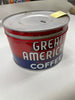 Vintage Great American Coffee 1lb Coffee Can