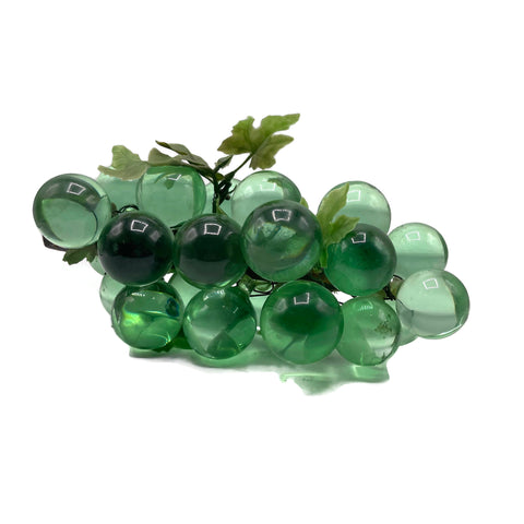 Vintage 1960’s-1970’s Green Lucite Grape Cluster