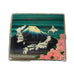 1950’s Painted Japan & Korea Cigarette Case With Cherry Blossoms
