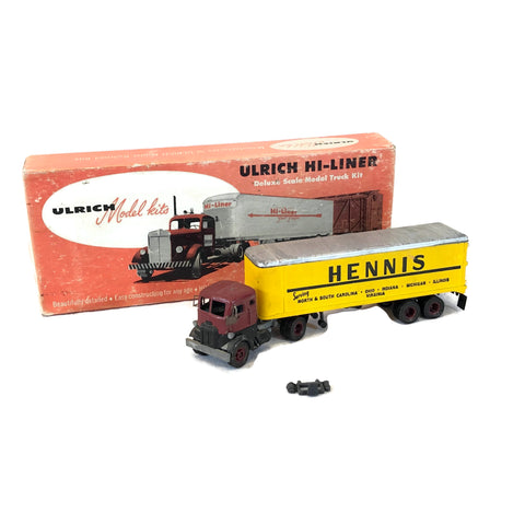 Vintage Ulrich Hennis Toy Truck With Box