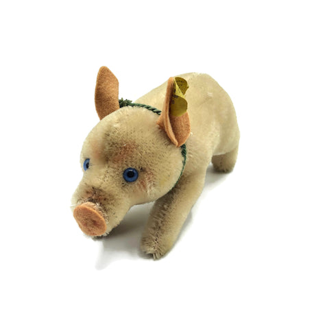 Vintage Steiff Piggy Stuffed Animal W/ Tag