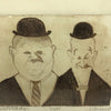 Vintage Signed & Numbered. J. Armel Etching Laurel & Hardy