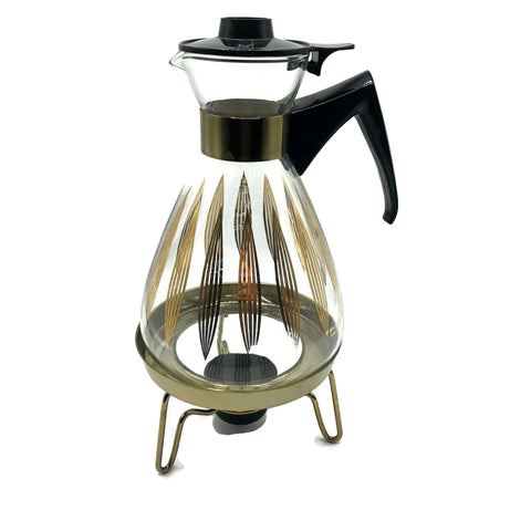Vintage Pyrex Coffee Warmer W/ Stand