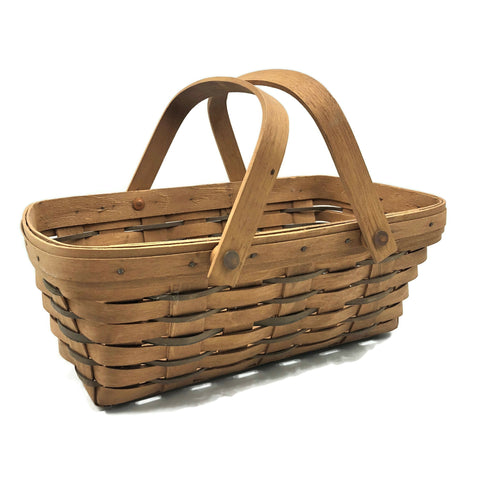 Vintage Small Handwoven Longaberger Basket