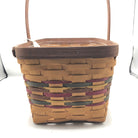  Multi Color Hand Woven Longaberger Celebration of Family Basket