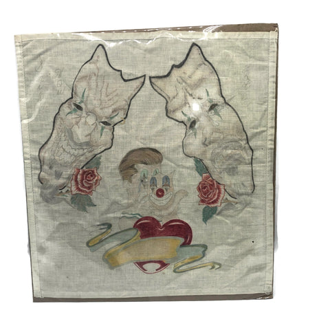 Vintage Comedy and Tragedy Prison Art Handkerchief