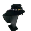 Vintage Dark Gray Purple Cultured Pearl Necklace W/ 14K Clasp
