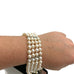 Vintage 14K Diamond & Pearl Bracelet
