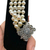 Vintage 14K Diamond & Pearl Bracelet