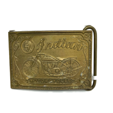 Vintage Indian Motorcycles Brass belt Buckle