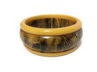 Bakelite Marbled Butterscotch Bangle Bracelet