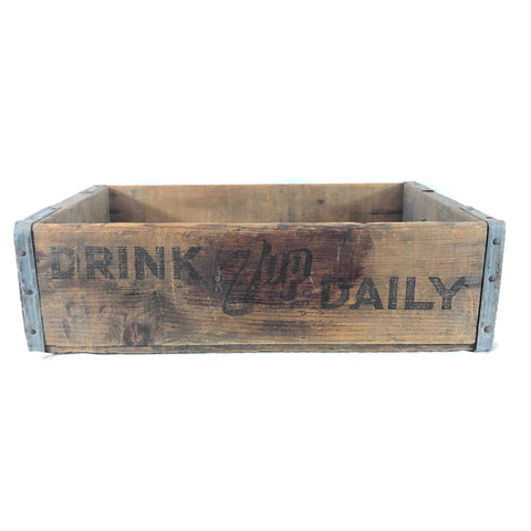 Vintage 7-Up Crate/ Box