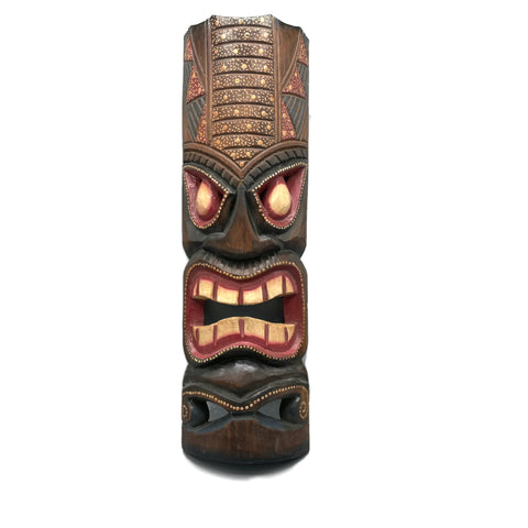 Vintage 1960’s / 1970’s Wooden Tiki Mask Wall Decoration
