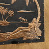  Vintage Copper Hawaiian Embossed Relief Picture