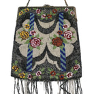 Antique Floral Victorian Beaded Purse