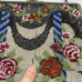 Antique Floral Victorian Beaded Purse