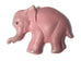 Vintage Ceramic Pink Elephant Set Wall Pocket and Plaques Decor