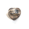 Vintage Adjustable Sterling Silver Lapis Heart Ring Size 6