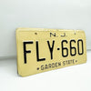 Pair Of Vintage New Jersey License Plates