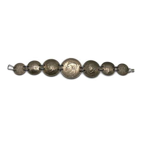 Vintage Love Token Coin Bracelet