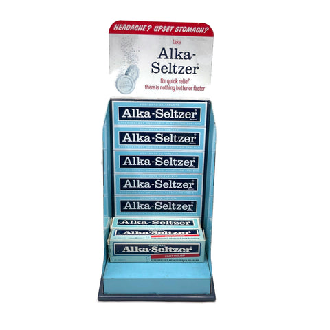 Vintage 1960’s Alka-seltzer Counter Top Display