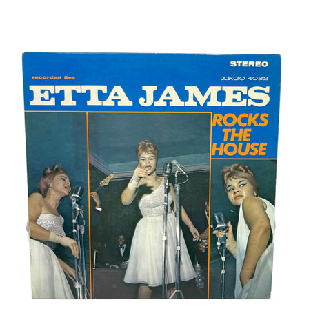 Vintage 1964 Etta James “Rocks the House” LP Record