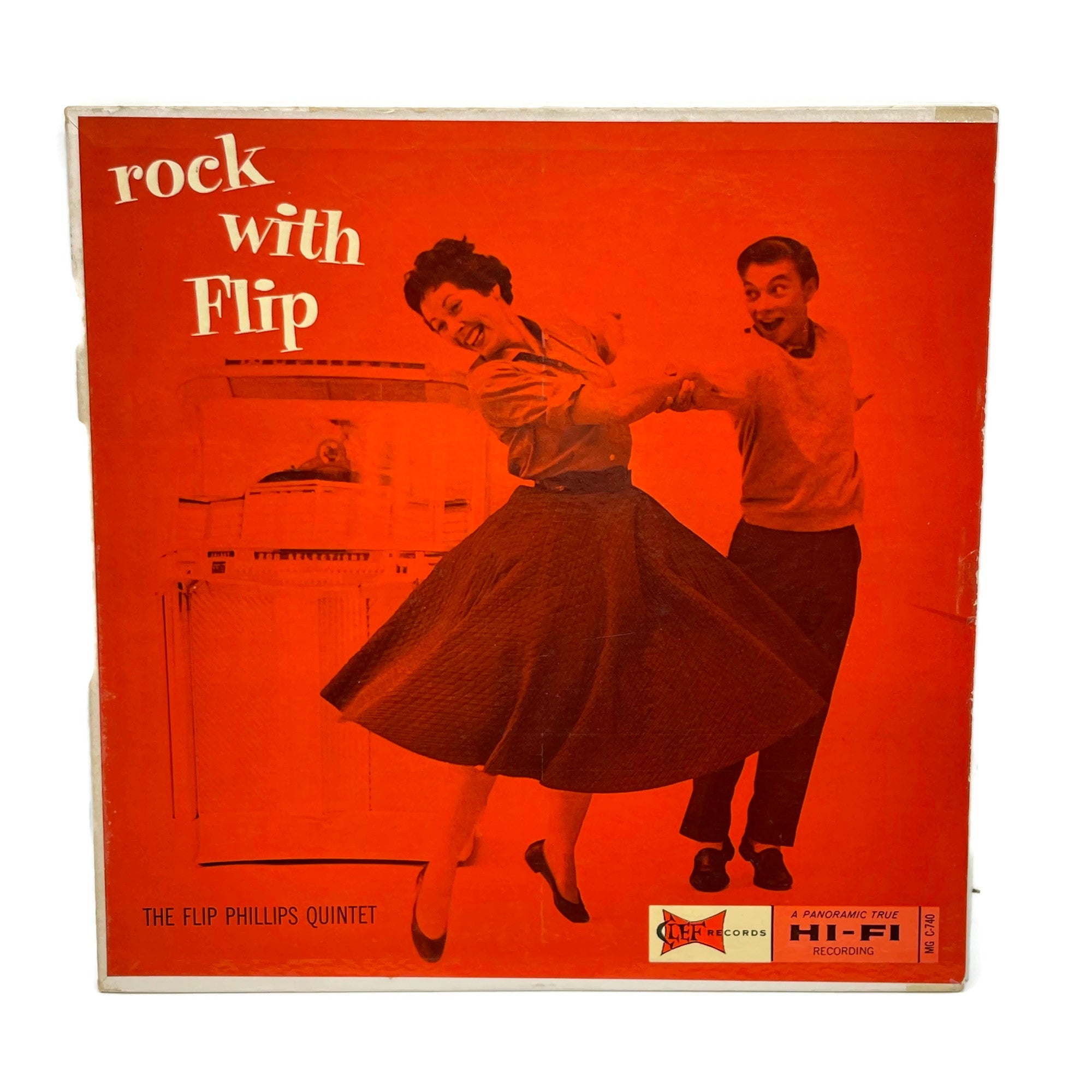 Vintage 1956 Flip Phillips “ Rock With Flip” LP Record Mint Condition