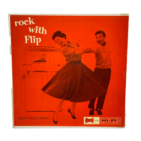 Vintage 1956 Flip Phillips “ Rock With Flip” LP Record Mint Condition