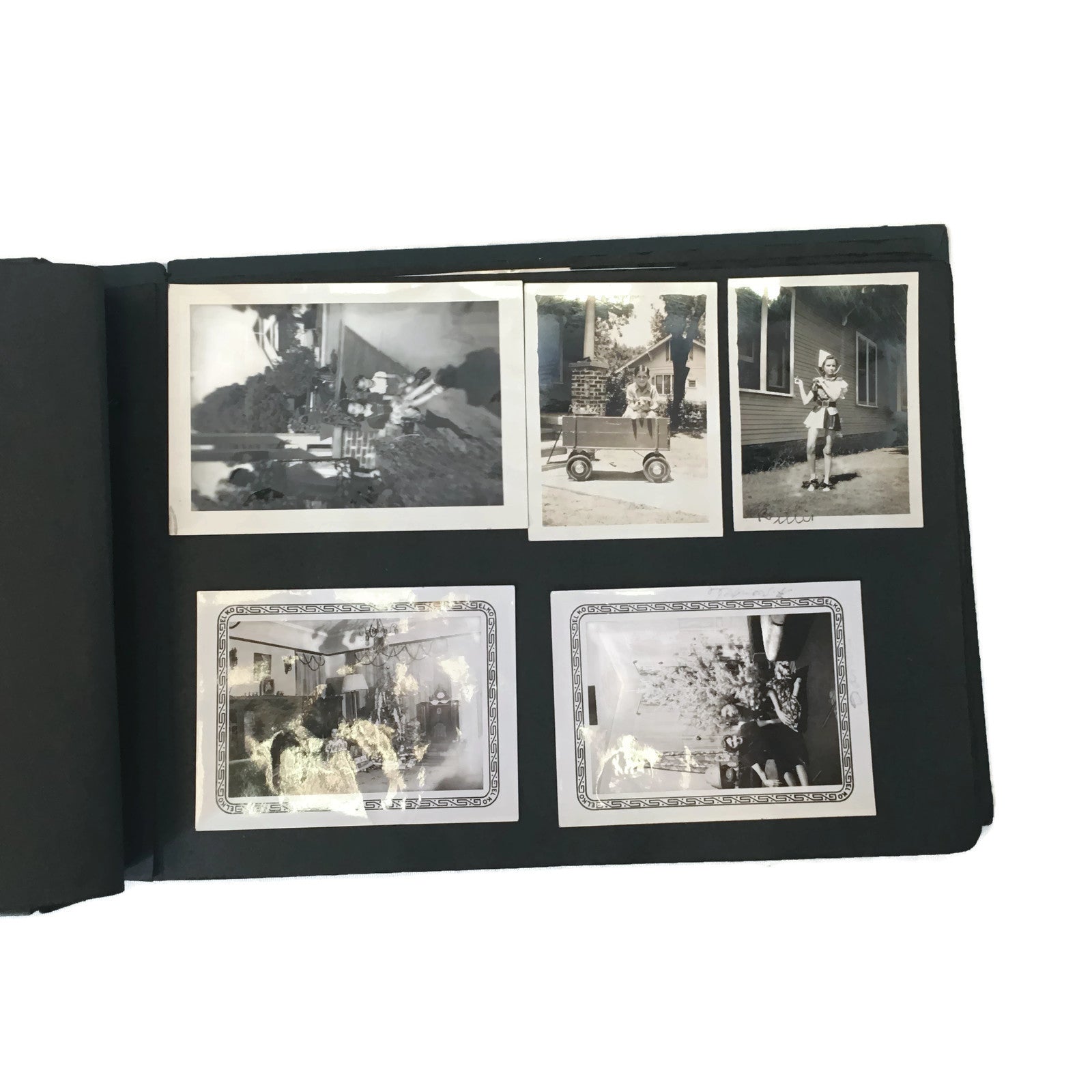Vintage Photo Album w/ 80+ Photographs