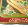 Vintage Girl In Yellow Bathing Suit 1932 Coca-Cola Tray