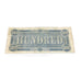 Antique 1864 Confederate Bank Note $100