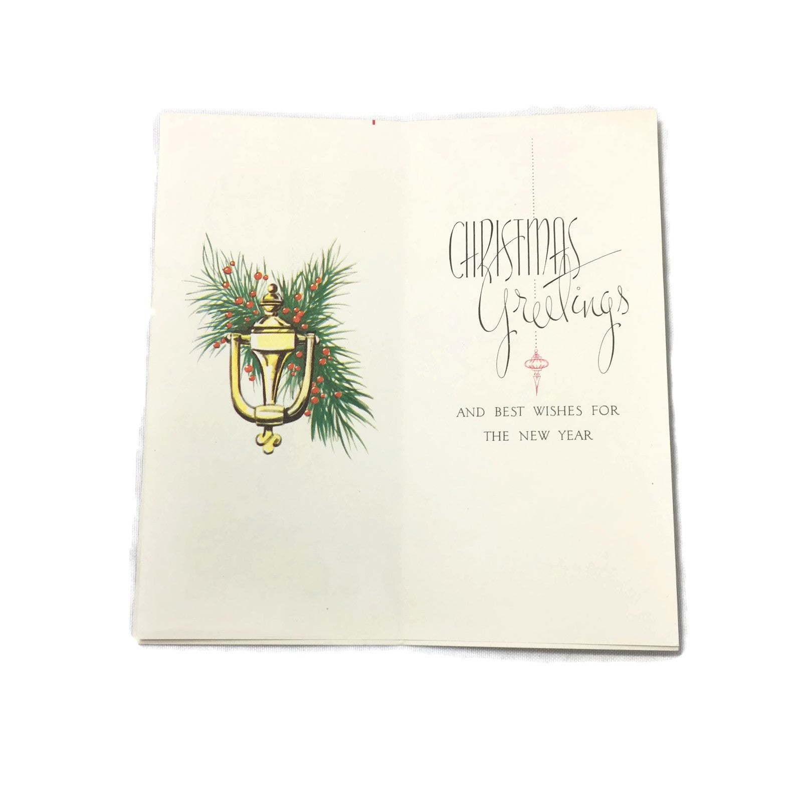 Vintage Black Americana African American Holiday Greeting Card