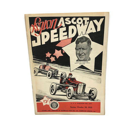 Legion Ascot Speedway October 1932 Issue