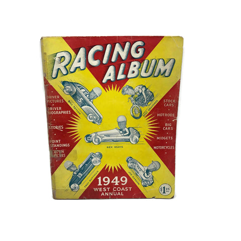 Vintage 1949 West Coast Racing Album Annual Issue 