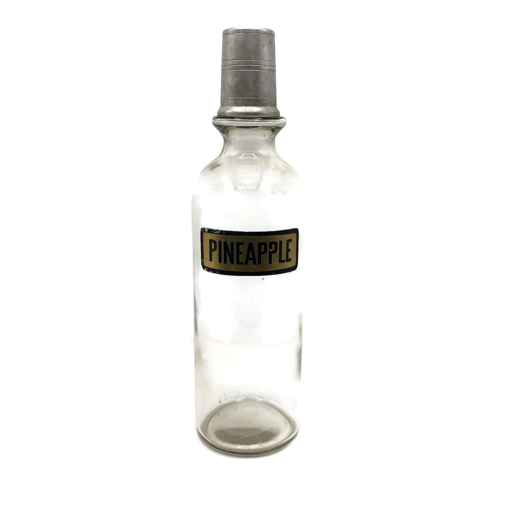 Vintage Pineapple Soda Fountain Syrup Bottle Circa 1920