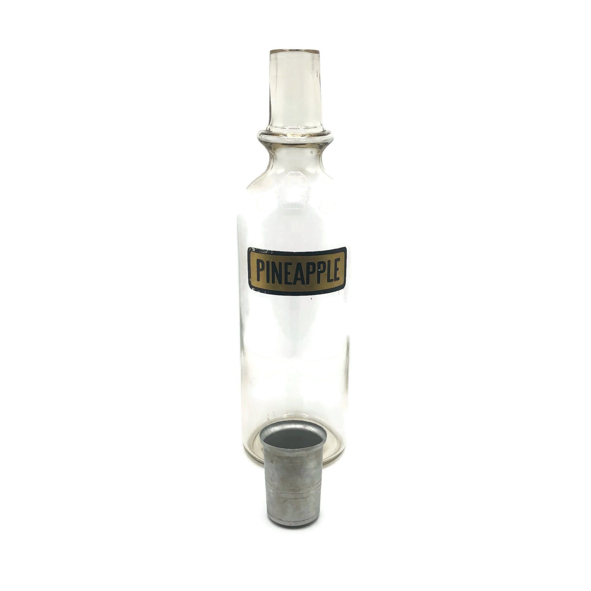 Vintage Pineapple Soda Fountain Syrup Bottle Circa 1920